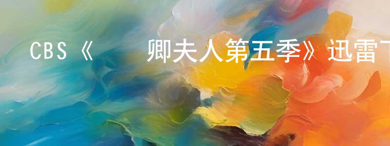 蔡雨峰的動漫綜藝大全,CBS《國務卿夫人第五季》迅雷下載/在線觀看/百度云-都市/情感-美劇天堂